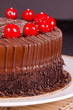 Chocolate Fudge Cake with Cherries