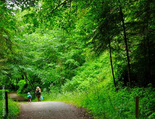 Photo: Father and son backpacking Father and son backpacking