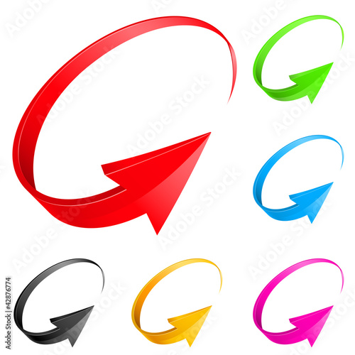 Foto: Colorful arrows Colorful arrows