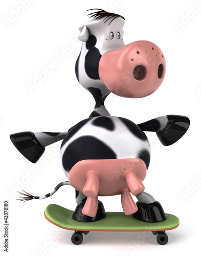 Illustration: Fun cow Fun cow