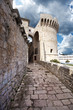 coastal fortification in Korcula. Croatia