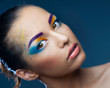 Bright makeup