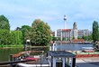 Historischer Hafen Berlin / Blick auf den Fernsehturm