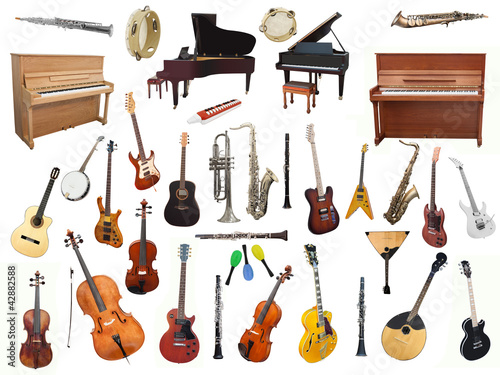 Photo: music instruments music instruments
