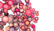 Illustration: abstract 3d pink red ball abstract 3d pink red ball