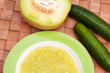 Kalte Suppe mit Obst und Gemüse