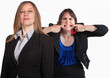 Foto: Angry Woman Makes a Face Angry Woman Makes a Face