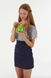 girl saving money