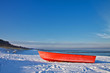 Winter an der Ostseeküste.