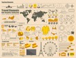 Travel and Holiday icons, vector info graphics