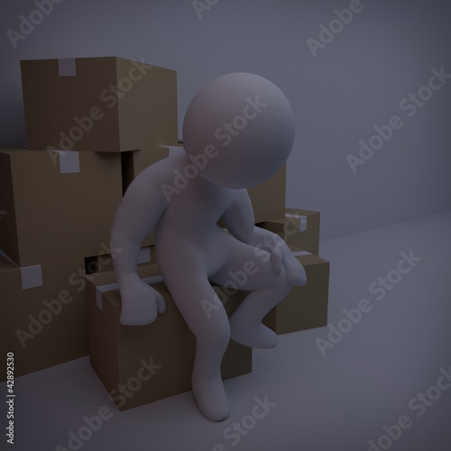 Illustration: Lots of boxes #02 Lots of boxes #02