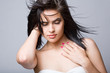 Foto: Sensual young brunette. Sensual young brunette.