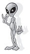 Vector: alien alien