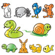 Vector: animals animals