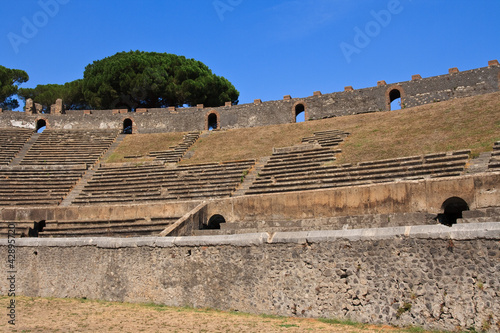 Pompeii Colosseum Steps Pompeii Colosseum Steps