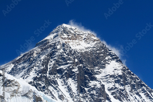 Photo: Mt Everest (8850m) in the Himalayas, Nepal. Mt Everest (8850m) in the Himalayas, Nepal.