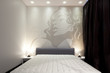 Interior of designer bedroom