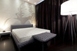 Interior of designer bedroom