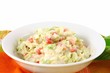 Photo: Summer Coleslaw Salad In A White Bowl Summer Coleslaw Salad In A White Bowl