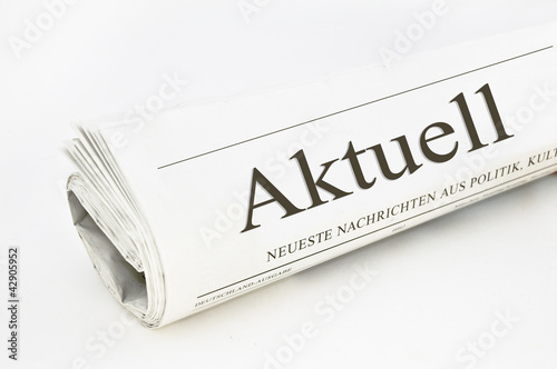 Foto: Aktuell Zeitungsrolle Aktuell Zeitungsrolle