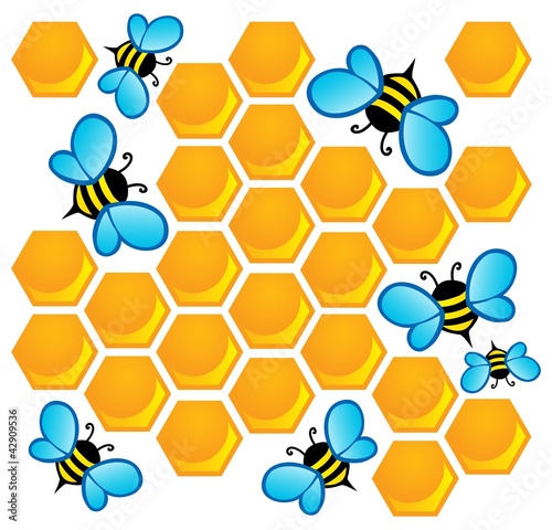 Vector: Bee theme image 1 Bee theme image 1