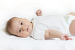 happy baby girl