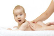 Photo: mother massaging baby mother massaging baby