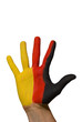bemalte Hand, Deutschland
