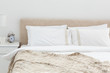 A dressed bed