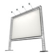 blank banner on truss system