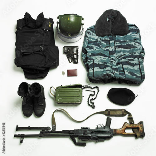 Photo: Ammunition and equipment Ammunition and equipment