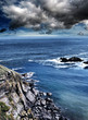 stormy sky over ocean