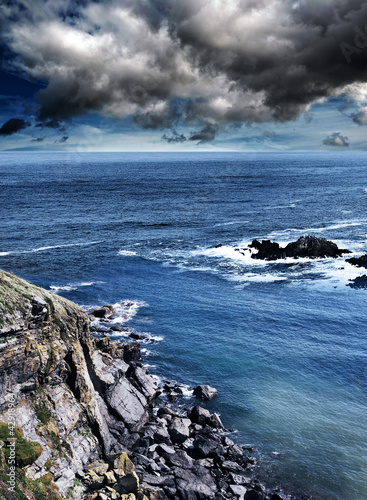Photo: stormy sky over ocean stormy sky over ocean