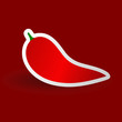 Red pepper. eps10
