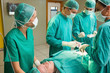 Concentrated surgical team operating
