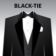 Vektor: black-tie black-tie