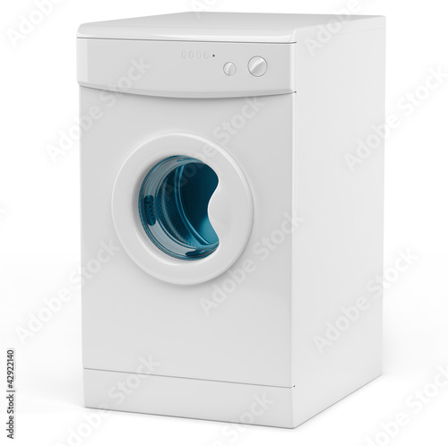 Illustration: Lave linge sur fond blanc 1 Lave linge sur fond blanc 1