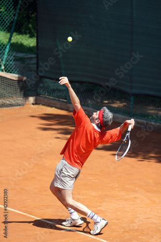 Photo: Tennis champion Tennis champion