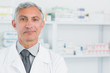 Portrait of a pharmacist standing in a pharmacy