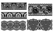 Vector: Lace. Decorative seamless patterns Lace. Decorative seamless patterns