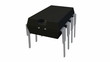 Seamless Loop of Rotating Dual In Line DIP8 Electronic Component