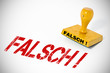 Stempel - Falsch