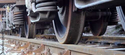 Photo: Wheels of train Wheels of train