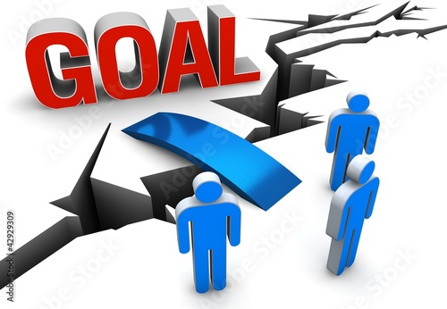Illustration: goal bridge goal bridge