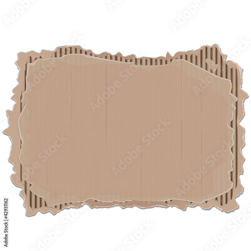Vector: cardboard - cartone ondulato - place you text cardboard - cartone ondulato - place you text