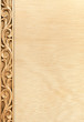 flower carved frame