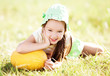 girl with melon