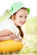 girl with melon