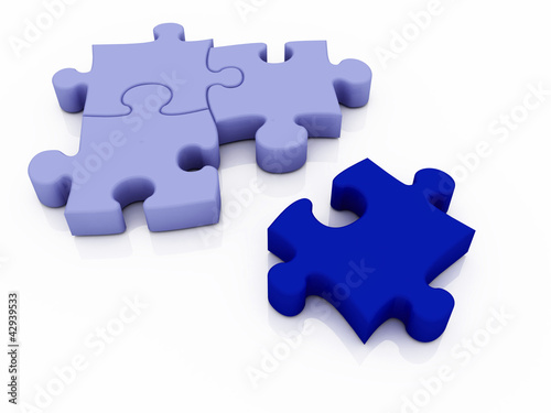 Illustration: solution puzzle solution puzzle