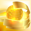Golden Earth background